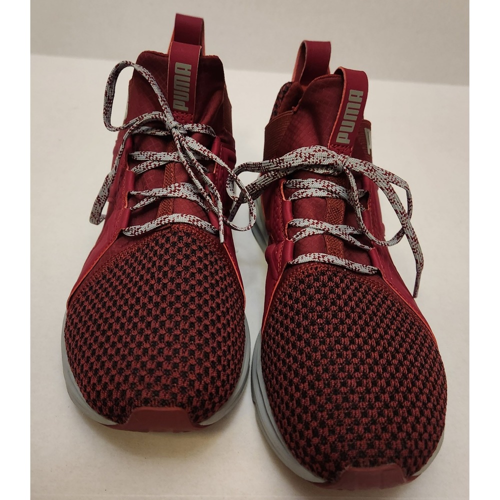 Puma Men's Burgundy Running Training Shoes Sneakers‎ Size 7.5